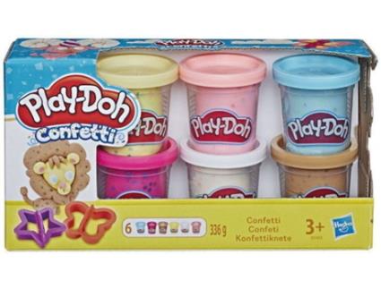 Play-Doh - Pack 6 Potes Confetti