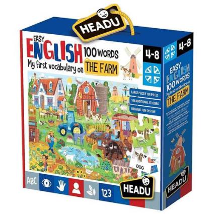 Easy English 100 Words: The Farm - Headu