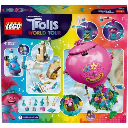 LEGO Trolls 41252 Aventura Balão de Ar Quente da Poppy