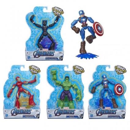 Sortido Figuras Avengers Bend and Flex