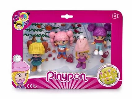Pinypon Pack 4 Figuras De Neve