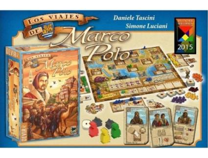 Jogo de Tabuleiro Viagens de Marco Polo (Idade Mínima: 12 - Nível Dificuldade: Intermédio)