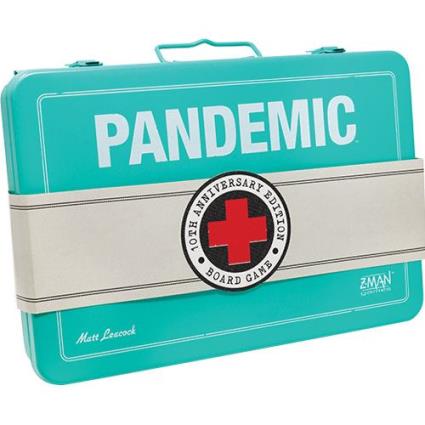 Jogo de Tabuleiro  Pandemic 10th Anniversary Edition (Inglês - Idade Mínima: 8)