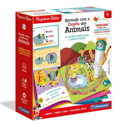 Jogo Aprende com a Caneta dos Animais, 3+ Anos