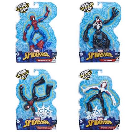 Sortido Figuras Spiderman Bend and Flex