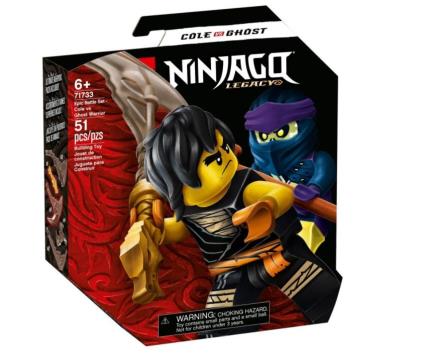 LEGO Ninjago 71733 Set Combate Cole Vs Guerreiro Fan