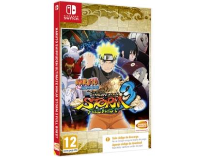 Naruto Ultimate Ninja Storm 3 - Código de Descarga - Nintendo Switch