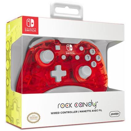 Comando com Fios  Rock Candy para Nintendo Switch - Cereja