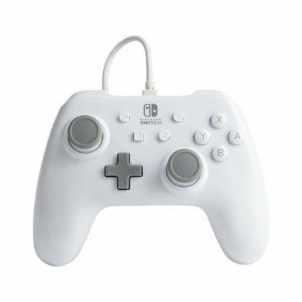 Comando Com Fio Branco Nintendo Switch