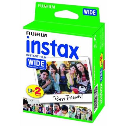 Carga ColorFilm Instax Wide Glossy 10x Folhas Pack 2