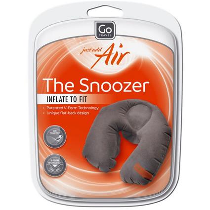 Almofada de Viagem Insuflável Snoozer, Cinzento