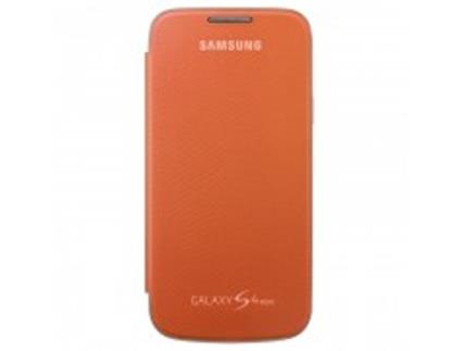 Capa Flip para Galaxy S4 Mini (Laranja)