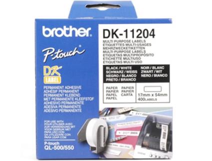 Etiqueta Brother Dk 11204 17x54mm 400 Un