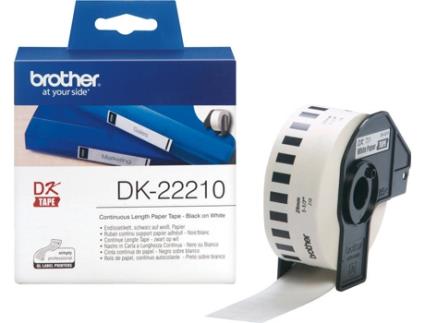 Etiqueta Brother Dk22210 29mm 30mt