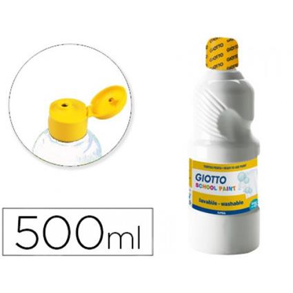 Guache Escolar, 500 ml, Branco
