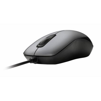 Rato  Evano Compact (Cabo USB - Casual - Cinzento)