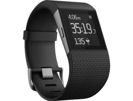 Relógio Desportivo  Surge (Bluetooth - Até 10 h de autonomia - Ecrã Tátil - Preto)