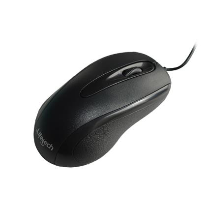 Rato Ótico Basic, USB, 800-1200-1600 DPI, Preto