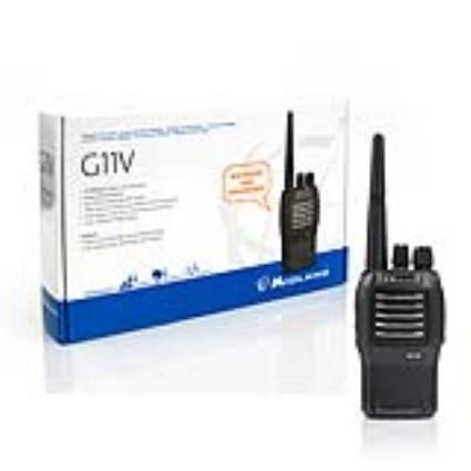 Walkie-Talkie  G11V (8 Canais - Até 12 Km - Até 12h - Preto)