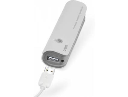 Powerbank  TEBB3000SELW (3000 mAh - 1 USB - 1 Micro-USB - Branco)
