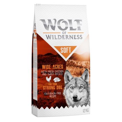 Wolf of Wilderness Soft Wide Acres com frango - 12 kg