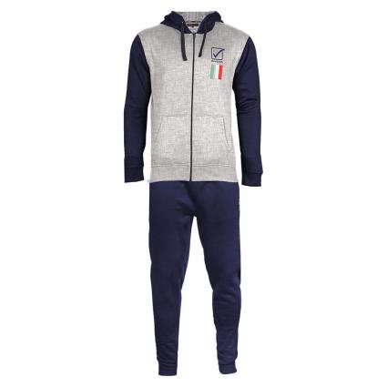 Givova Traje De Treino 101 8-10 Years Light Melange Grey / Blue