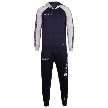 Givova Traje De Treino 103 10-12 Months Blue / Light Grey