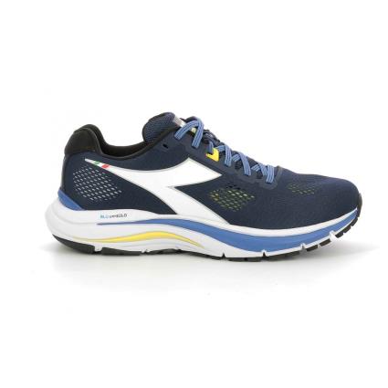 Diadora Sportswear Tênis Running Mythos Blushield 7 Vortice EU 42 Black Iris / White / Neon Yellow