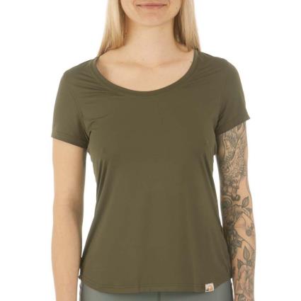 Iq-company Camisa Mulher Uv Free L Olive