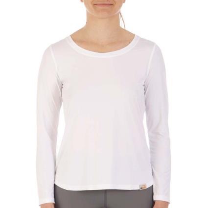 Iq-company Camisa De Manga Comprida Feminina Uv Free S White