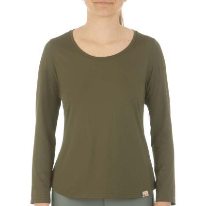 Iq-company Camisa De Manga Comprida Feminina Uv Free 2XL Olive