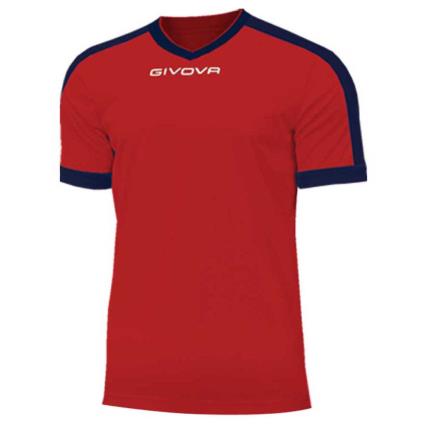 Givova Camiseta Manga Corta Revolution S Red / Blue
