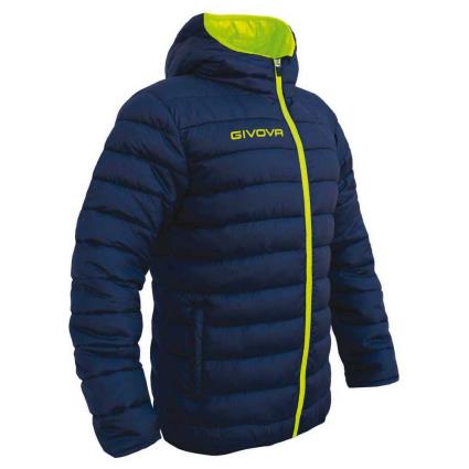 Givova Chaqueta Olanda S Blue / Fluor Yellow