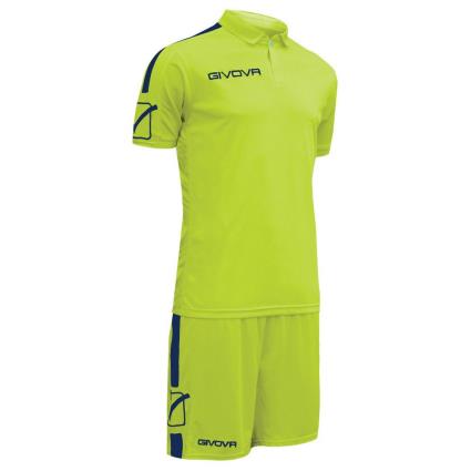 Givova Conjunto Play XL Fluo Yellow / Blu