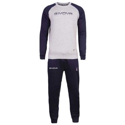 Givova Chándal Italia 104 L Light Grey / Blue