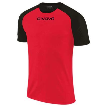 Givova Camiseta Manga Corta Capo L Red / Black