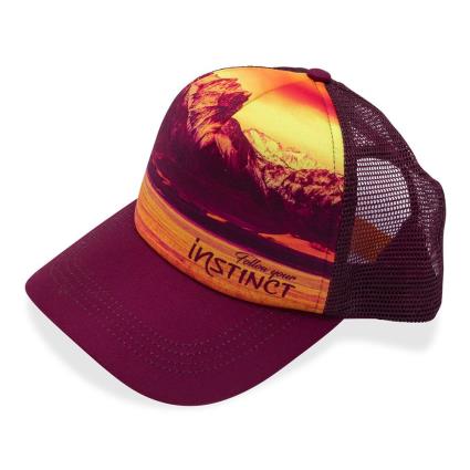 Instinct Trail Boné Horizon One Size Bordeaux / Orange