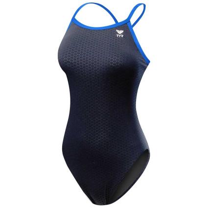 Tyr Roupa De Banho Hexa Diamondfit 26 Black / Blue
