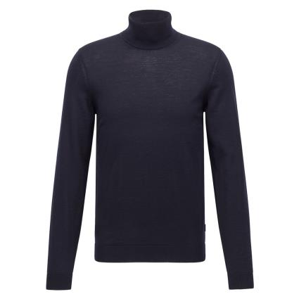 Boss Camisola Gola Alta Musso-p L Dark Blue