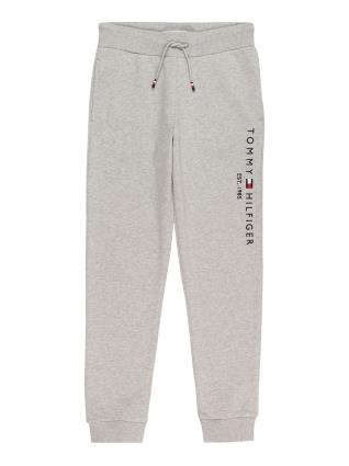 TOMMY HILFIGER Calças  acinzentado / branco / navy / vermelho