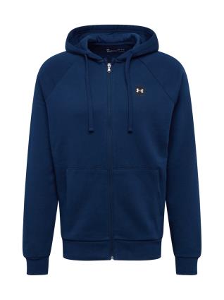 UNDER ARMOUR Casaco de treino em moletão 'Rival'  navy / preto / branco