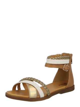 BULLBOXER Sandália  ouro / castanho / creme