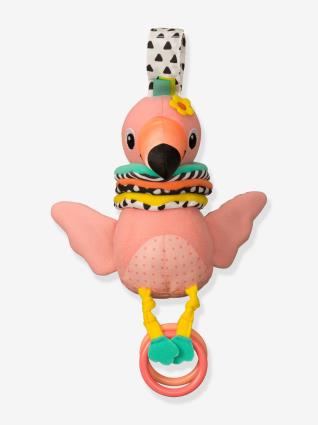 Brinquedo musical, Flamingo,  rosa medio liso com motivo