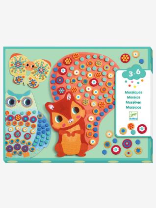 Mosaicos Millefiori, da  laranja medio liso com motivo