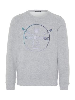 CHIEMSEE Sweatshirt de desporto  cinzento / azul