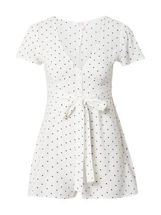 Miss Selfridge Petite Macacões 'MONO'  branco / preto