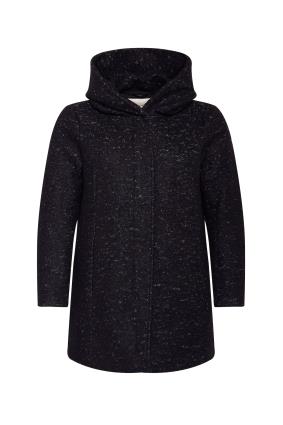 ONLY Carmakoma Sobretudo meia-estação 'NEWSEDONA'  mosqueado preto