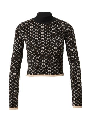 River Island Pullover  preto / bege