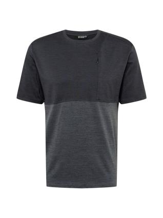KILLTEC Camisa funcionais 'EJBY'  mosqueado preto / acinzentado
