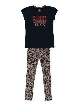 VINGINO Pijama 'Winner'  cappuccino / navy / castanho / vermelho